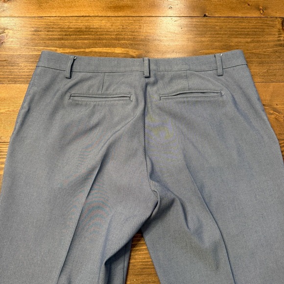 Mizzen +‎ Main Pants Mens 36x31 Performance Chino Straight Trousers Gray - Picture 6 of 8